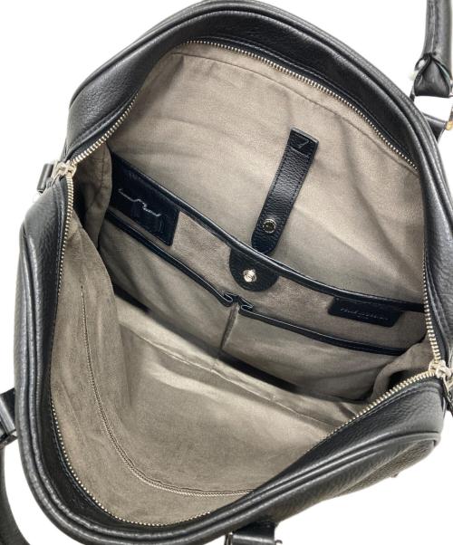 PELLE MORBIDA（ペッレモルビダ）PELLE MORBIDA (ペッレモルビダ) レザートートバッグ ブラックの古着・服飾アイテム