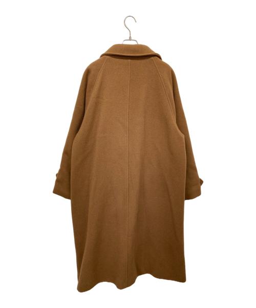 SHIPS（シップス）SHIPS (シップス) ウールメルトンロングコート ブラウン サイズ:Lの古着・服飾アイテム