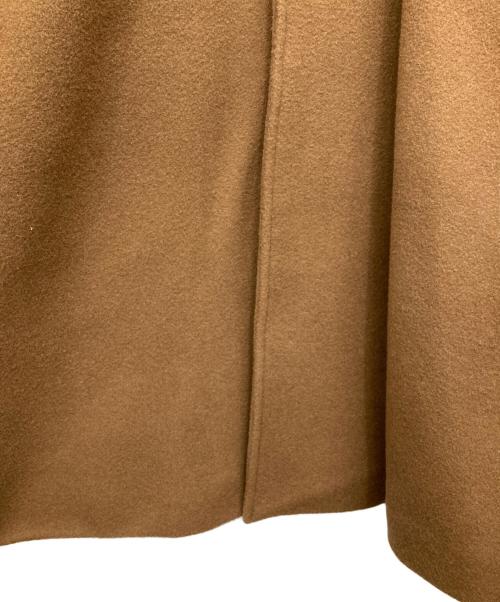 SHIPS（シップス）SHIPS (シップス) ウールメルトンロングコート ブラウン サイズ:Lの古着・服飾アイテム