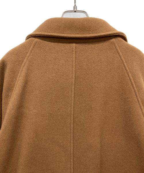 SHIPS（シップス）SHIPS (シップス) ウールメルトンロングコート ブラウン サイズ:Lの古着・服飾アイテム