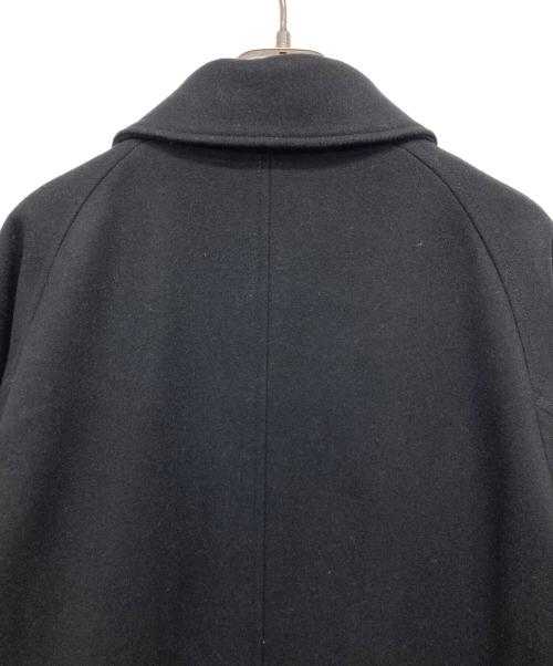 MAISON SPECIAL（メゾンスペシャル）MAISON SPECIAL (メゾンスペシャル) Super170s Prime-Over Melton Balmachan Coat ブラック サイズ:1の古着・服飾アイテム