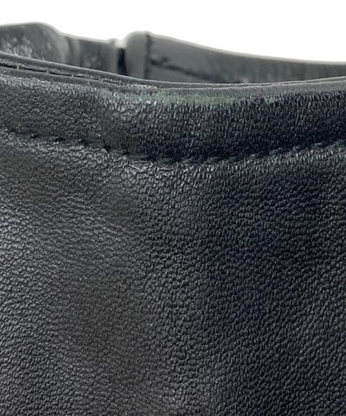 UNITED TOKYO（ユナイテッドトーキョー）UNITED TOKYO (ユナイテッドトーキョー) ラムレザーハイネックフードブルゾン ブラック サイズ:１の古着・服飾アイテム