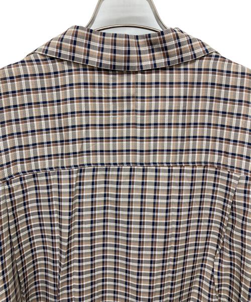 Name.（ネーム）Name. (ネーム) レーヨンチェックシャツ ベージュ サイズ:1の古着・服飾アイテム