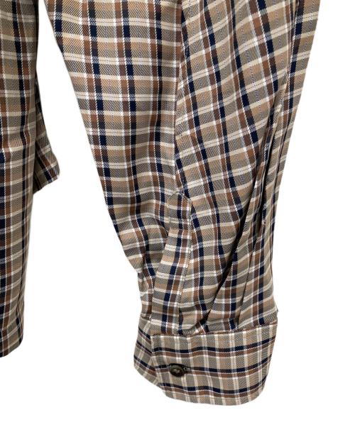 Name.（ネーム）Name. (ネーム) レーヨンチェックシャツ ベージュ サイズ:1の古着・服飾アイテム