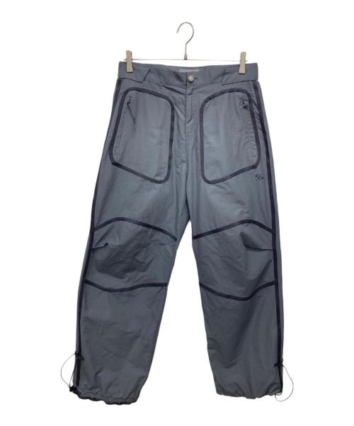 san san gear（サンサンギア）SAN SAN GEAR (サンサンギア) WEBBING PATCHED PANTS/ ブルー サイズ:2の古着・服飾アイテム