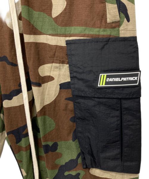 daniel patrick（ダニエルパトリック）DANIEL PATRICK (ダニエルパトリック) 迷彩カーゴパンツ グリーン サイズ:Lの古着・服飾アイテム