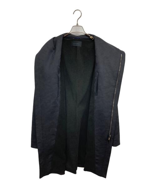 Junhashimoto（ジュンハシモト）junhashimoto (ジュンハシモト) 迷彩柄ラップコート ブラック サイズ:４の古着・服飾アイテム