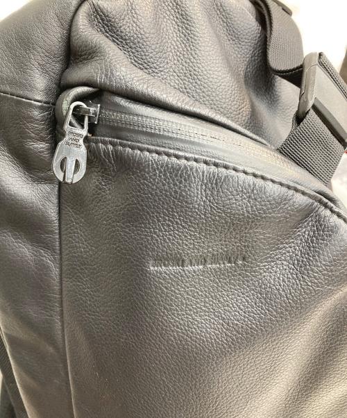 BROSKI and SUPPLY（ブロスキーアンドサプライ）BROSKI AND SUPPLY (ブロスキーアンドサプライ) Adjust-pack waterproof leather/リュック ブラックの古着・服飾アイテム