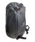 BROSKI AND SUPPLY（ブロスキーアンドサプライ）の古着「Adjust-pack waterproof leather/リュック」｜ブラック