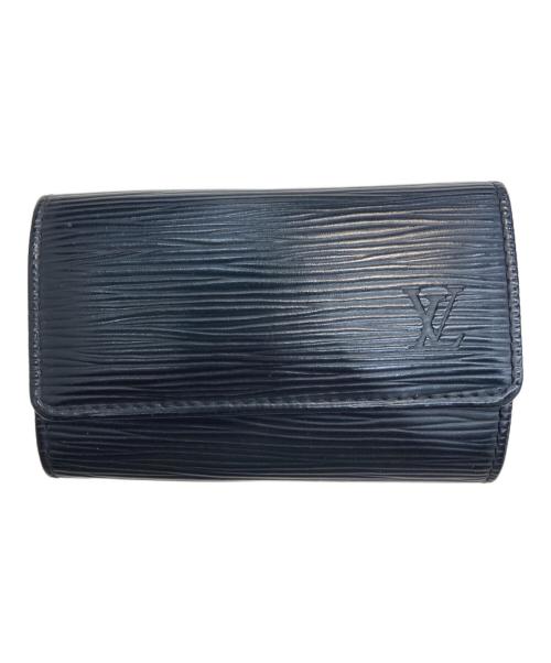LOUIS VUITTON（ルイ ヴィトン）LOUIS VUITTON (ルイ ヴィトン) ミュルティクレ6/6連キーケース ブラックの古着・服飾アイテム