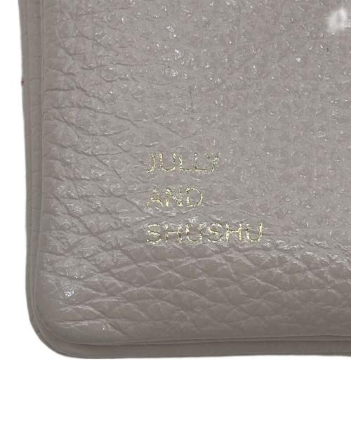 JULLY AND SHUSHU（ジュリーアンドシュシュ）JULLY AND SHUSHU (ジュリーアンドシュシュ) ミニ財布 アイボリーの古着・服飾アイテム