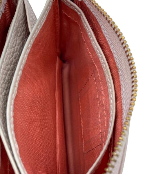 JULLY AND SHUSHU（ジュリーアンドシュシュ）JULLY AND SHUSHU (ジュリーアンドシュシュ) ミニ財布 アイボリーの古着・服飾アイテム