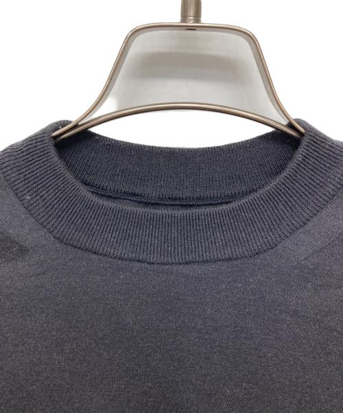 BATONER（バトナ―）BATONER (バトナ―) 32G SMOOTH WOOL CREW NECK ブラック サイズ:1の古着・服飾アイテム