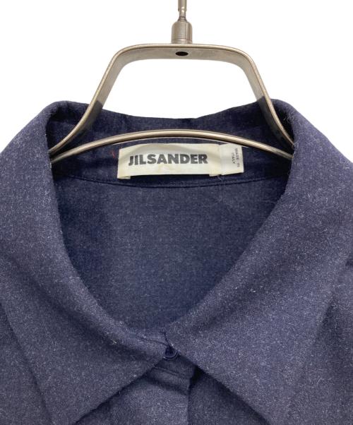 JIL SANDER（ジルサンダー）JIL SANDER (ジルサンダー) シャツジャケット ネイビー サイズ:34の古着・服飾アイテム