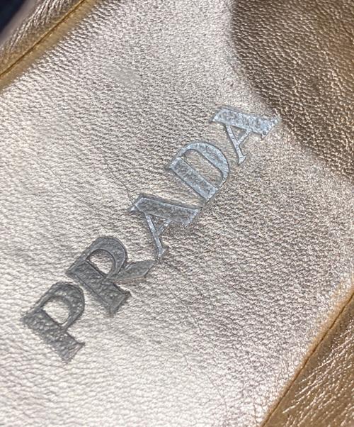 PRADA（プラダ）PRADA (プラダ) スウェードエスパドリーユ ブラック サイズ:36　1/2の古着・服飾アイテム