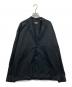 H BEAUTY&YOUTH（エイチ ビューティー&ユース）の古着「ハイカウントツイル ニドム テーラードシャツジャケット」｜ブラック
