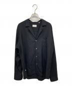 colony clothingコロニークロージング）の古着「オープンカラーシャツ」｜ブラック