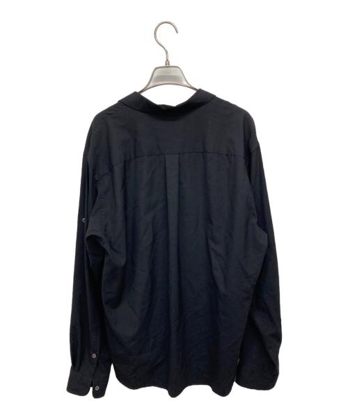 colony clothing（コロニークロージング）COLONY CLOTHING (コロニークロージング) オープンカラーシャツ ブラック サイズ:Lの古着・服飾アイテム