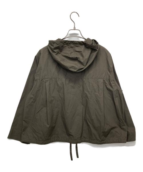 Midi-Umi（ミディウミ）Midi-Umi (ミディウミ) フーデッド ショートシャツ ブラウン サイズ:表記無しの古着・服飾アイテム