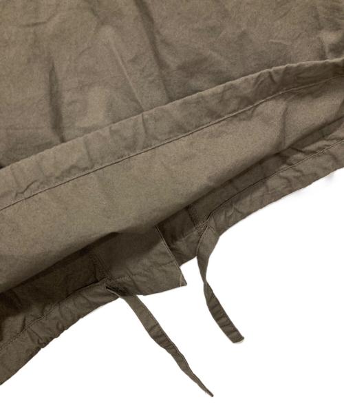 Midi-Umi（ミディウミ）Midi-Umi (ミディウミ) フーデッド ショートシャツ ブラウン サイズ:表記無しの古着・服飾アイテム