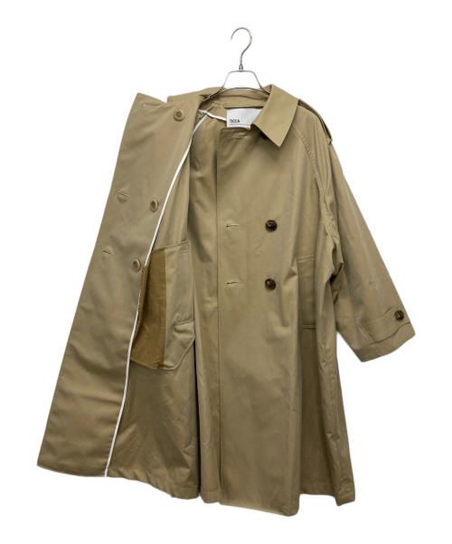 ticca（ティッカ）TICCA (ティッカ) 撥水加工コットントレンチコート ブラウン サイズ:1の古着・服飾アイテム