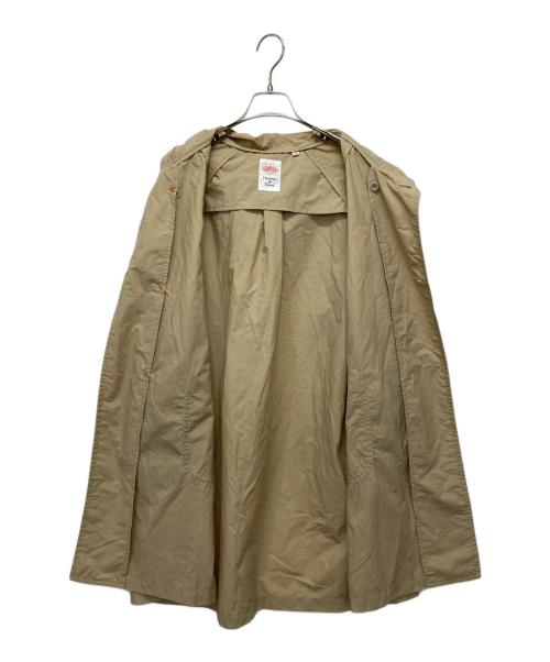 DANTON（ダントン）DANTON (ダントン) ナイロンタフタ フード付き ワークコート ブラウン サイズ:34の古着・服飾アイテム