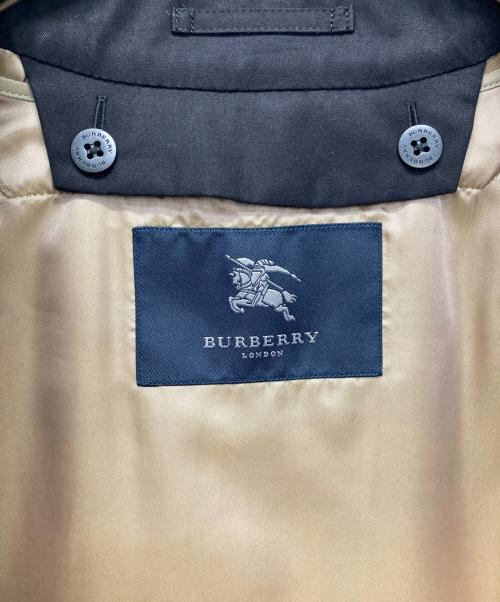 BURBERRY LONDON（バーバリーロンドン）BURBERRY LONDON (バーバリーロンドン) 裏ノヴァチェックライナー付トレンチコート ブラック サイズ:Lの古着・服飾アイテム