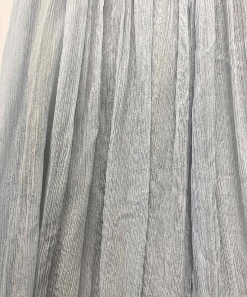 ebure（エブール）ebure (エブール) 楊柳ロングスカート スカイブルー サイズ:36の古着・服飾アイテム