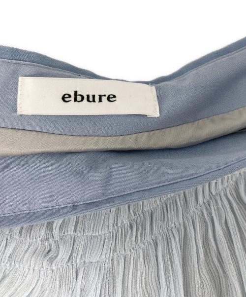 ebure（エブール）ebure (エブール) 楊柳ロングスカート スカイブルー サイズ:36の古着・服飾アイテム