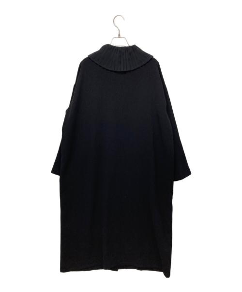 mizuiro-ind（ミズイロインド）mizuiro-ind (ミズイロインド) アンティークジョーゼットカラーワンピース ブラック サイズ:表記無しの古着・服飾アイテム