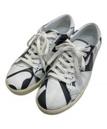 CELINE（セリーヌ）の古着「TRIOMPHE/スニーカー」｜ホワイト