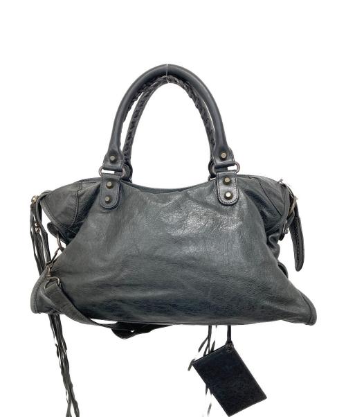 BALENCIAGA（バレンシアガ）BALENCIAGA (バレンシアガ) ザ シティー/ハンドバッグ ブラックの古着・服飾アイテム
