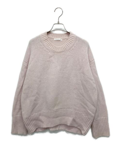 GALERIE VIE（ギャルリーヴィー）GALERIE VIE (ギャルリーヴィー) ファインウール クルーネックプルオーバー ピンク サイズ:Sの古着・服飾アイテム