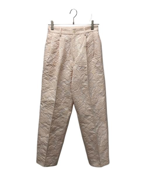 OHGA（オオガ）OHGA (オオガ) ジャガードパンツ ピンク サイズ:Mの古着・服飾アイテム