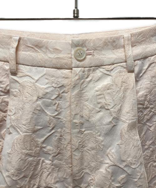 OHGA（オオガ）OHGA (オオガ) ジャガードパンツ ピンク サイズ:Mの古着・服飾アイテム