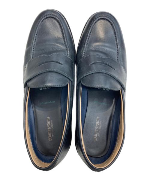 BEAUTY&YOUTH（ビューティーアンドユース）BEAUTY&YOUTH (ビューティーアンドユース) コインローファー ブラック サイズ:25.5の古着・服飾アイテム