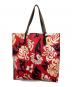 MARNI (マルニ) PVC FLORAL SHOPPER レッド：8000円