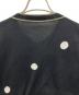 中古・古着 LEONARD FASHION (レオナールファッション) 金釦花刺繍ニットカーディガン ブラック サイズ:M：9000円