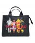 MARC JACOBS（マークジェイコブス）の古着「ウィザード オブ オズ フレンズ ザ キャンバス トート バッグ」｜ブラック