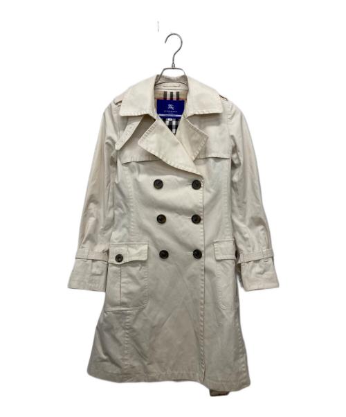 BURBERRY BLUE LABEL（バーバリーロンドンブルーレーベル）BURBERRY BLUE LABEL (バーバリーロンドンブルーレーベル) 裏ノヴァチェックトレンチコート ベージュ サイズ:40の古着・服飾アイテム