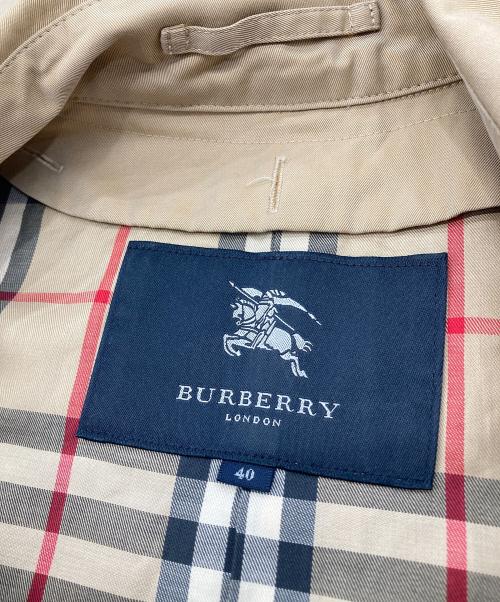 BURBERRY LONDON（バーバリーロンドン）BURBERRY LONDON (バーバリーロンドン) 裏ノヴァチェックトレンチコート ブラウン サイズ:40の古着・服飾アイテム