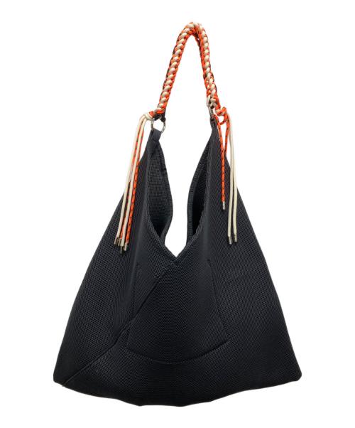 Le vernis（ル ベルニ）Le vernis (ル ベルニ) パラコード メッシュ トートバッグ ブラックの古着・服飾アイテム