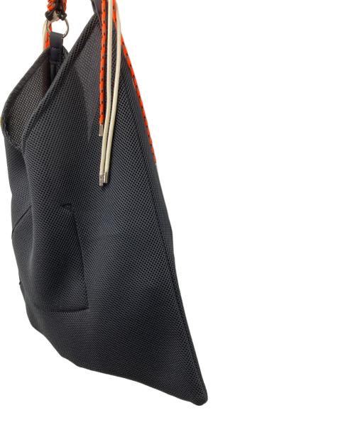 Le vernis（ル ベルニ）Le vernis (ル ベルニ) パラコード メッシュ トートバッグ ブラックの古着・服飾アイテム