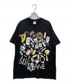 SUPREMEシュプリーム）の古着「Trash Tee/プリントTシャツ」｜ブラック