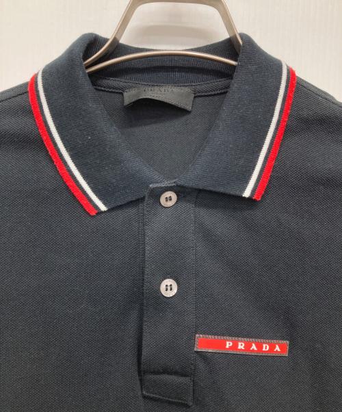 PRADA（プラダ）PRADA (プラダ) ポロシャツ ブラック サイズ:XSの古着・服飾アイテム