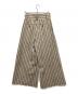 MAISON SPECIAL (メゾンスペシャル) Stripe Tack Wide Silhouette Pants ブラウン サイズ:36：8000円