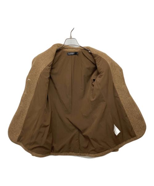 LAUREN RALPH LAUREN（ローレンラルフローレン）LAUREN RALPH LAUREN (ローレンラルフローレン) 3Bブレザージャケット ブラウン サイズ:2の古着・服飾アイテム