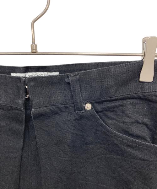 JOHN LAWRENCE SULLIVAN（ジョン ローレンス サリバン）JOHN LAWRENCE SULLIVAN (ジョン ローレンス サリバン) Rigid Denim Wide Pants/デニムパンツ ブラック サイズ:SIZE46の古着・服飾アイテム