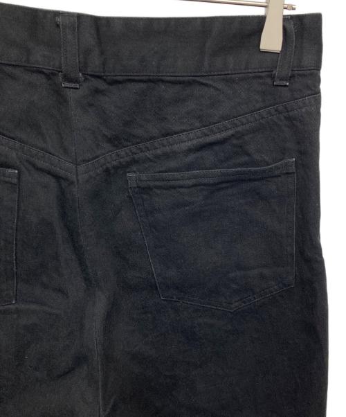 JOHN LAWRENCE SULLIVAN（ジョン ローレンス サリバン）JOHN LAWRENCE SULLIVAN (ジョン ローレンス サリバン) Rigid Denim Wide Pants/デニムパンツ ブラック サイズ:SIZE46の古着・服飾アイテム