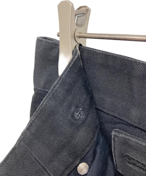 JOHN LAWRENCE SULLIVAN（ジョン ローレンス サリバン）JOHN LAWRENCE SULLIVAN (ジョン ローレンス サリバン) Rigid Denim Wide Pants/デニムパンツ ブラック サイズ:SIZE46の古着・服飾アイテム